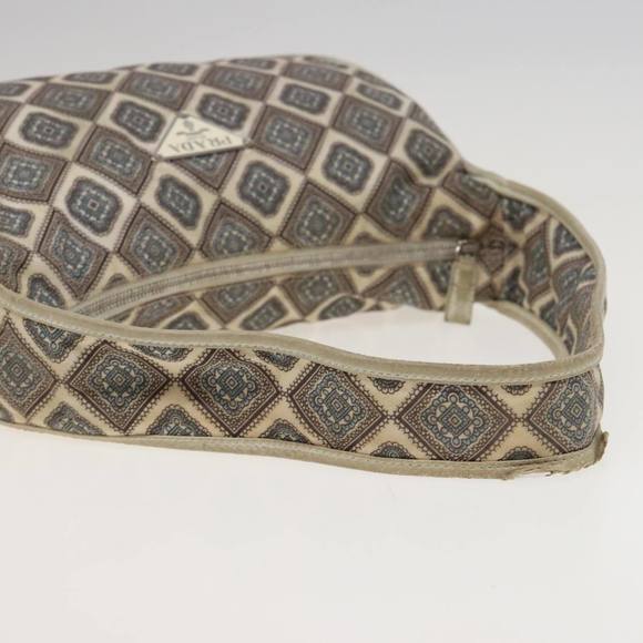 PRADA Shoulder Bag Nylon Beige Auth 81181 - Picture 7 of 16